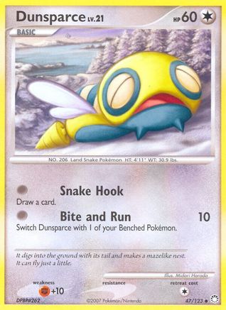 Dunsparce (47) [Mysterious Treasures] Reverse Holofoil