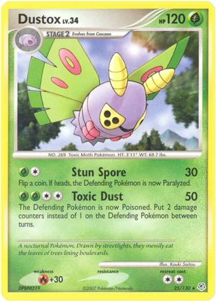 Dustox (25) [Diamond and Pearl] Reverse Holofoil