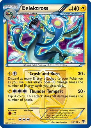 Eelektross (Team Plasma) (33) [Plasma Blast] Reverse Holofoil