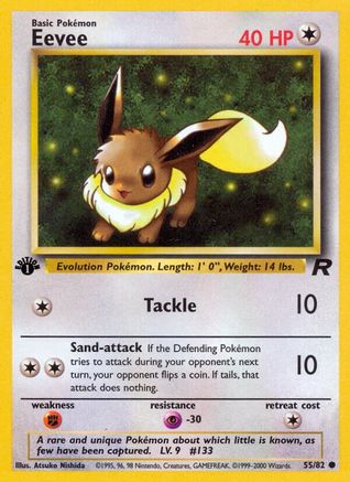 Eevee (55) [Team Rocket] Unlimited