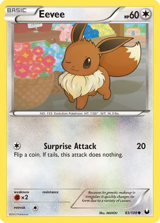Eevee (83) (83) [Dark Explorers] Reverse Holofoil