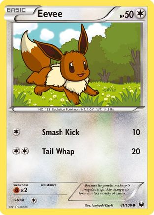 Eevee (84) (84) [Dark Explorers]