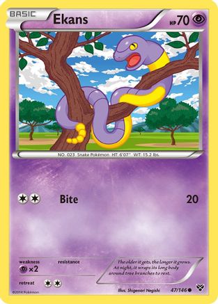 Ekans (47) [XY Base Set]
