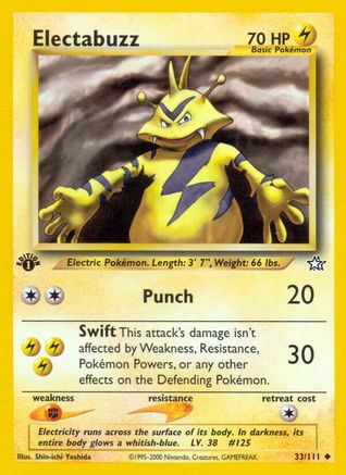 Electabuzz (33) [Neo Genesis] 1st Edition