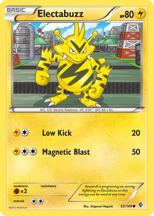 Electabuzz (53) [Boundaries Crossed] Reverse Holofoil
