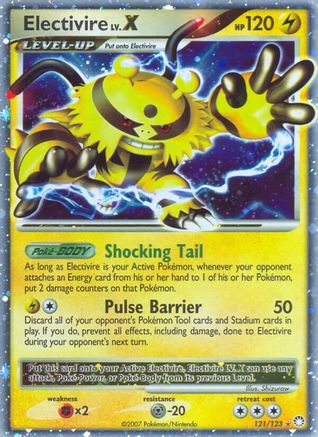Electivire LV.X (121) [Mysterious Treasures] Holofoil