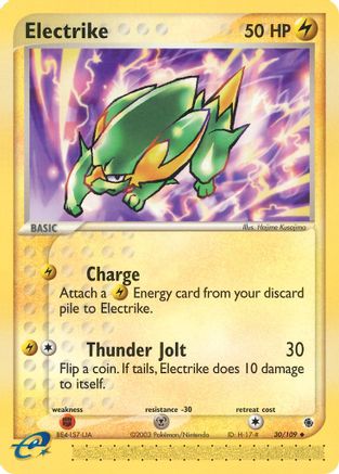 Electrike - 30/109 (30) [Ruby and Sapphire]