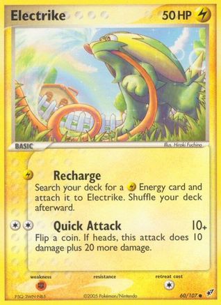 Electrike - 060/107 (60) [Deoxys] Reverse Holofoil