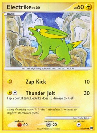 Electrike (62) (62) [Arceus] Reverse Holofoil