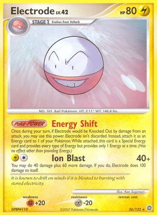 Electrode (26) [Secret Wonders] Reverse Holofoil