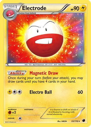 Electrode (33) [Plasma Freeze] Holofoil