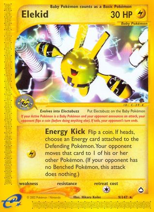 Elekid (9) [Aquapolis] Reverse Holofoil