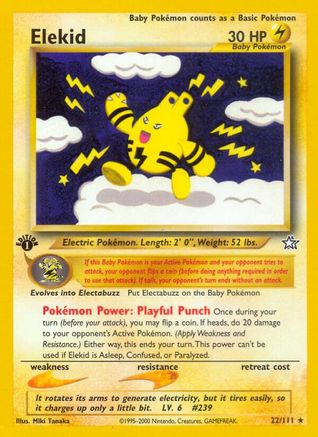 Elekid (22) [Neo Genesis] 1st Edition