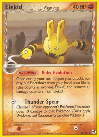 Elekid (Delta Species) (48) [Dragon Frontiers]