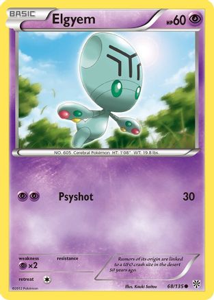 Elgyem (68) (68) [Plasma Storm] Reverse Holofoil