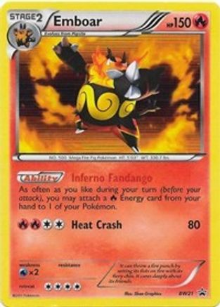 Emboar - BW21 (BW21) [Black and White Promos] Holofoil