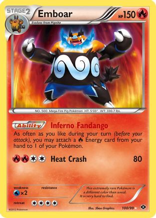 Emboar (100) [Next Destinies] Holofoil