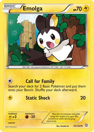 Emolga (45) [Dragons Exalted] Reverse Holofoil