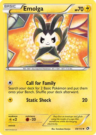 Emolga (49) [Legendary Treasures] Reverse Holofoil