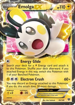 Emolga EX (46) [XY Base Set] Holofoil