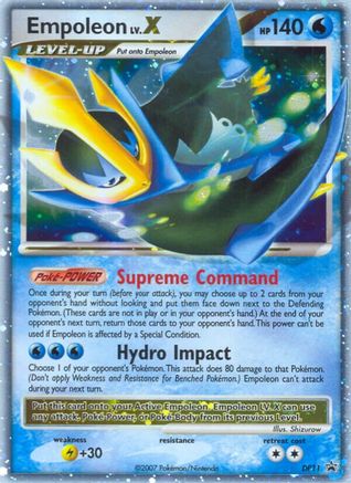 Empoleon LV.X - DP11 (DP11) [Diamond and Pearl Promos] Holofoil