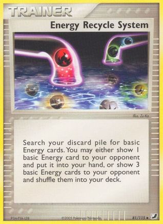 Energy Recycle System (81) [Unseen Forces]
