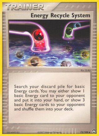 Energy Recycle System (73) [Power Keepers] Reverse Holofoil