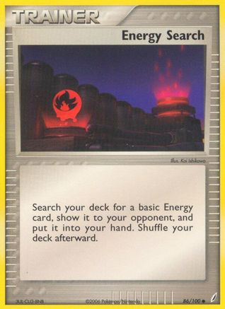 Energy Search (86) [Crystal Guardians] Reverse Holofoil