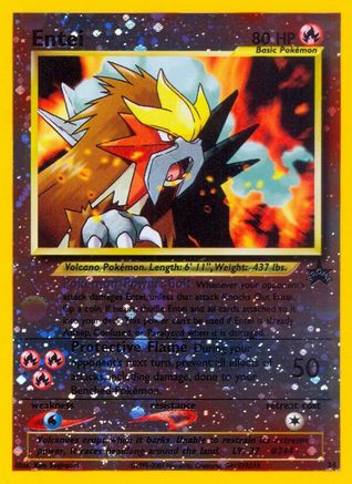 Entei (34) [WoTC Promo] Reverse Holofoil