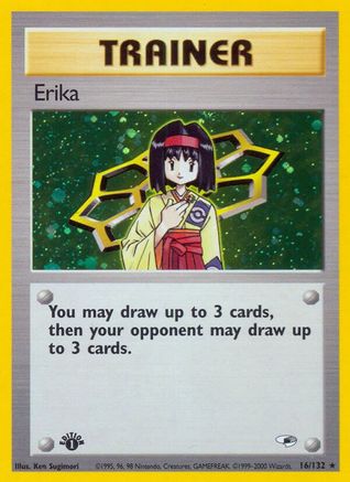 Erika (16) (16) [Gym Heroes] Unlimited Holofoil
