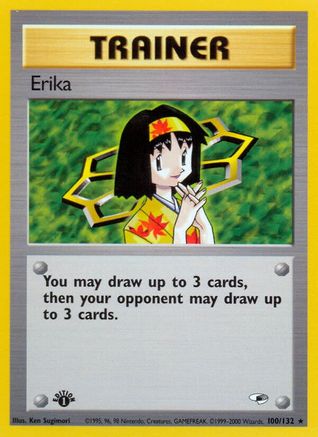 Erika (100) (100) [Gym Heroes] 1st Edition