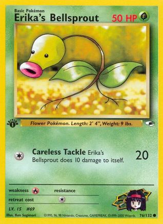 Erika's Bellsprout (76) (76) [Gym Heroes] Unlimited