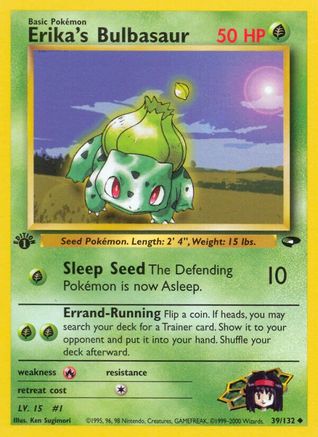 Erika's Bulbasaur (39) [Gym Challenge] 1st Edition