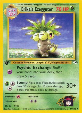 Erika's Exeggutor (44) [Gym Heroes] Unlimited