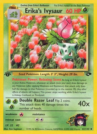 Erika's Ivysaur (41) [Gym Challenge] 1st Edition