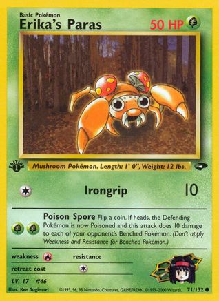 Erika's Paras (71) [Gym Challenge] Unlimited
