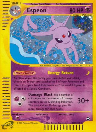Espeon (H9) (H9) [Aquapolis] Holofoil