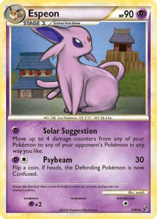 Espeon (2) [Undaunted] Holofoil