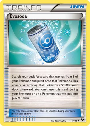 Evosoda (116) [XY Base Set] Reverse Holofoil