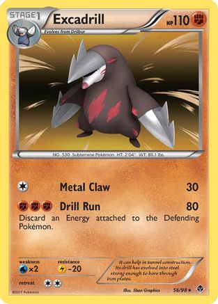 Excadrill (56) (56) [Emerging Powers] Holofoil
