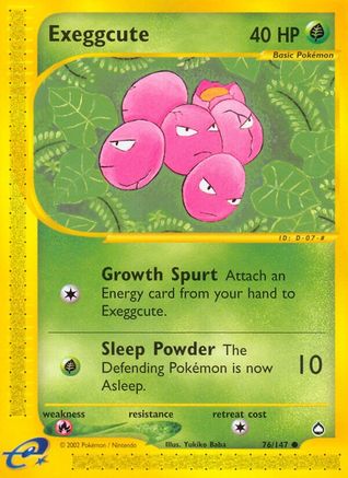 Exeggcute (76) (76) [Aquapolis]