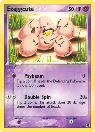 Exeggcute (33) [FireRed & LeafGreen] Reverse Holofoil