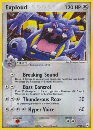 Exploud (6) [Hidden Legends] Reverse Holofoil