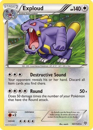 Exploud (107) [Plasma Storm] Reverse Holofoil