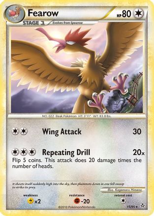 Fearow (15) [Unleashed] Reverse Holofoil