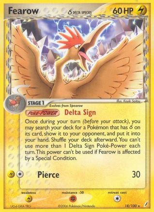 Fearow (Delta Species) (18) [Crystal Guardians]
