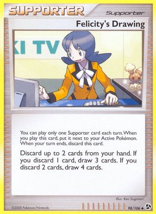 Felicity's Drawing (98) [Great Encounters] Reverse Holofoil