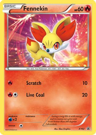 Fennekin (XY02) [XY Promos] Holofoil