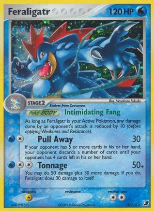 Feraligatr (4) [Unseen Forces] Holofoil