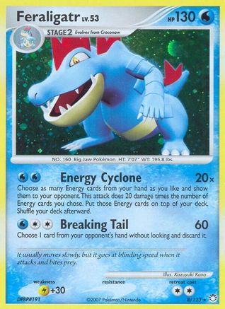 Feraligatr (8) [Mysterious Treasures] Holofoil